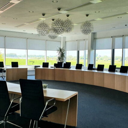 De raadszaal in Olst-Wijhe